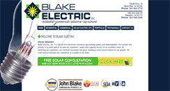 Desktop Screenshot of blakeelectricinc.com