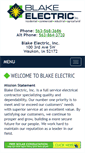 Mobile Screenshot of blakeelectricinc.com